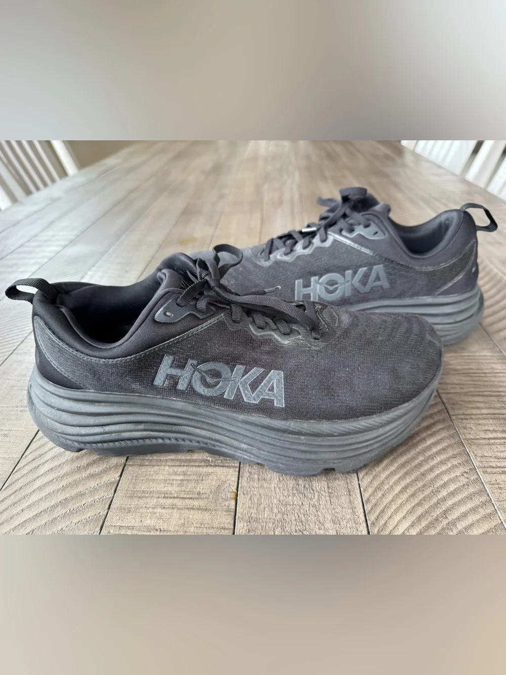 Hoka - HOKA One One Gaviota 5 Black Running Shoe Men’s Size 10 2E (Wide)